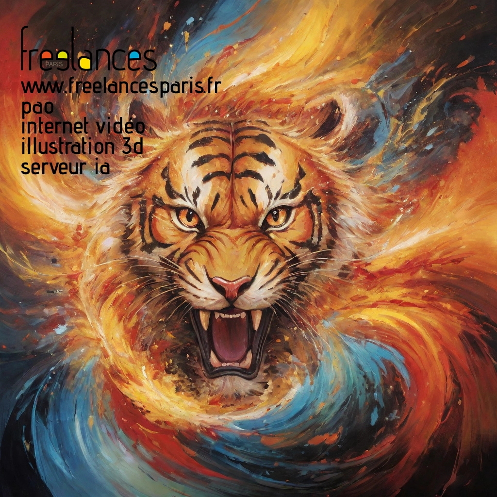 Pao mise en page internet vidéo illustration 3d serveur IA générative AI freelance paris studio de création magazines lu6ibud0